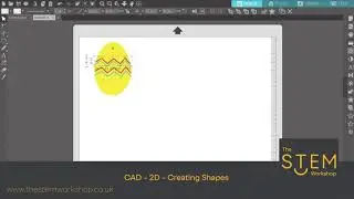 2D CAD (Computer Aided Design) - Creating and editing shapes