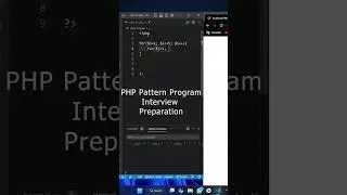 PHP Pattern Program || 