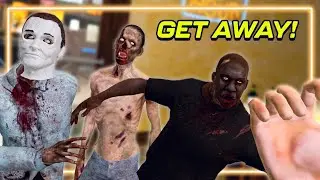 King Hitting Zombies at the Pub | Drunkn Bar Fight on Halloween