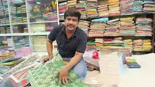 ₹250 Ki Beutiful Saree | SRI MAHALAKSHMI SILKS | Krishnaveni cloth market