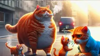 cat smoking then story #cats #catvideo
