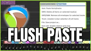 A Reaper CUSTOM ACTION to SPEED up your WORKFLOW