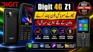 Digit 4G Z1 Jazz Mobile Phone Complete Review with Price in Pakistan 2025 🔥