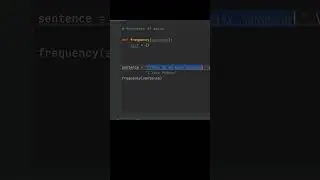 Python Frequency of Word in a String