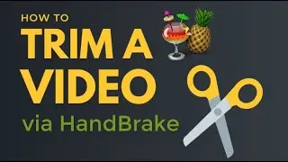 Trim Video with HandBrake and (Lossless) Joyoshare VidiKit