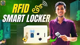 DIY Smart Locker with RFID & OLED | Arduino Uno Project in Telugu | Home Security System