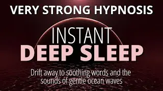 Deep Sleep Hypnosis (Very Strong) | Rapid Induction Into Sleep | Black Screen