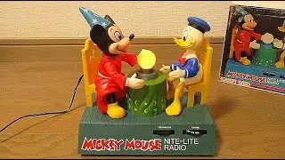 Concept2000 model 404 ミッキーマウス トランジスターラジオ MICKEY MOUSE NITE-LITE AM Transistor Radio