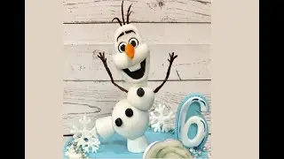 Олаф из мастики. How to Make a Fondant Olaf from Disney's Frozen Cake Decorating Tutorial Танинторт