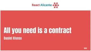 DANIEL AFONSO -  All you need is a contract