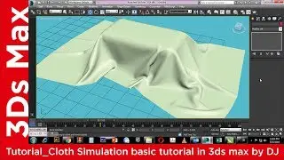 Cloth Simulation basic tutorial in 3ds max _3Ds Max Tutorial-10