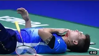 Dangerous Badminton moment's | Badminton Trickshot |