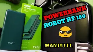 Unboxing Powerbank Robot RT180 | Powerbank Yang Cocok Buat Traveling