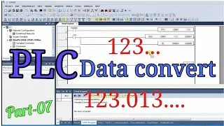 PLC Programming Tutorial || Integer To Real & Real To Integer Convert. 