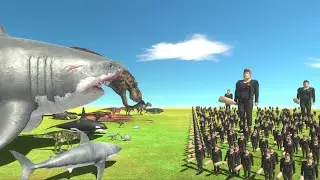 Dinosaurs battle - animal revolt battle simulator