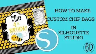 HOW TO MAKE A CUSTOM CHIP BAG PRINTABLE TEMPLATE IN SILHOUETTE STUDIO
