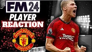 🎁FM24 Manchester United Player Reaction...@zimsmulaa
