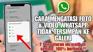 Latest!! How to Automatically Save WhatsApp Photos and Videos to Your Gallery