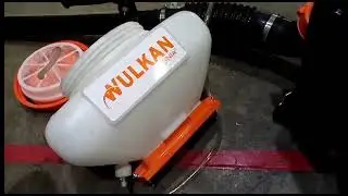 Como instalar accesorio pulverizar azufre fumigadora nebulizadora niebla Wulkan www.tecnodeliv.cl