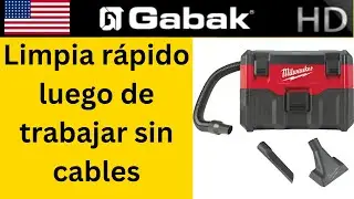 DEMO Aspiradora inalámbrica a batería 2 galones Milwaukee 0880-20 - GabakTech