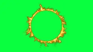 Fire Circle green screen effect | No Copyright | King Effects