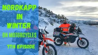 Nordkapp in Winter on Motorcycles - Episode 7