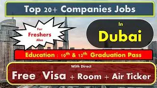 Dubai Jobs 2026 🔥 20+ Companies Hiring with FREE Visa + Salary + Benefits!