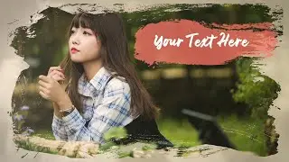 Brush Slideshow After Effects Project