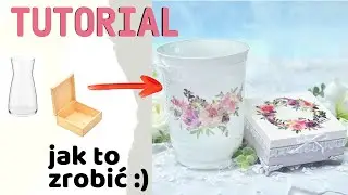 # 819 Lantern Vase with Frost Effect and Frill Painting - [tutorial]