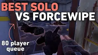 I Played Force Wipe SOLO on the HIGHEST POP Server - Rust Console (Movie)