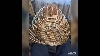 Как сплести плавный переход со дна на стенку корзины