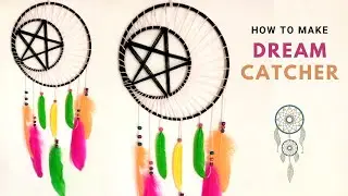 How to Make Star Dream Catcher | DIY Woolen Home Decor