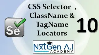 Selenium Tutorials for Beginners : 10 . TagName and ClassName Locators