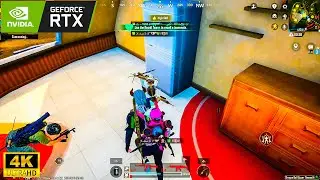 PUBG MOBILE hdr+90fps FASTEST emulator player FULL RUSH gameplay 🥶/GAMELOOP/4K