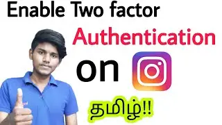 how to on two factor authentication in instagram tamil /  set two factor authentication in instagram