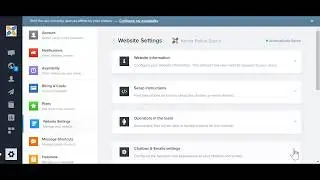 Edit Chat Settings in Crisp