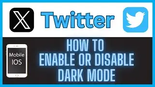 How to Enable or Disable Dark Mode on the X App (Twitter) Using an iPhone  | iOS Tutorial