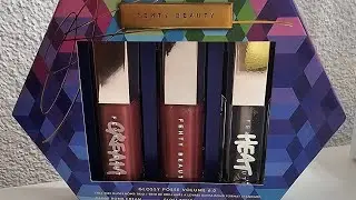 Fenty Beauty By Rihanna Glossy Posse Voluma 6.0 Full-Size Gloss Bomb Trio