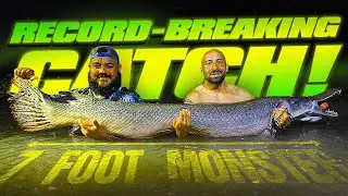 Massive 7-Foot Alligator Gar CAUGHT ON CAMERA!