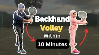 Fastest way to start HITTING Backhand Volley