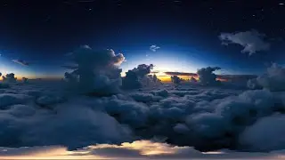 HDRI Night Above The Clouds for Unity