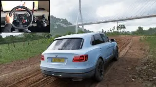 Forza Horizon 5 BENTLEY BENTAYGA  - Logitech g29 gameplay