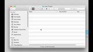 Premiere Pro File Organization
