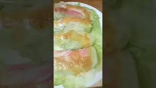 How To Make Fresh Spring Rolls / Rice Paper Wraps / Spring Rolls / #ricepaperrecipe #Shorts