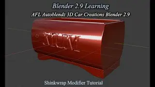 Blender Learning Shrinkwrap Modifier Tutorial 