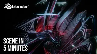 Сцена за 5 минут в Blender / Scene in 5 minutes in Blender