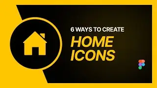How to Design Home Icons in Figma