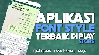 мαηтαρ aвιѕѕ!!! Aplikasi Font Style, Cool Text Terbaik Di Playstore