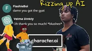 Rizzing up Cartoon characters using AI ( CHARACTER.AI )