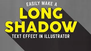 How to Create Trendy Long Shadow Text Effect